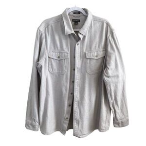 Eddie Bauer - Tan Woven Cotton Shacket classic fit - Size TXL